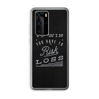 Risk loss: Huawei P40 Pro Transparant Hoesje
