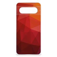 TPU Hoesje voor Google Pixel 8 Polygon Red - thumbnail