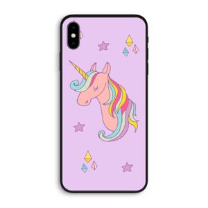 Roze eenhoorn: iPhone XS Max Biologisch afbreekbaar hoesje
