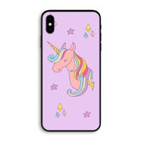 Roze eenhoorn: iPhone XS Max Biologisch afbreekbaar hoesje