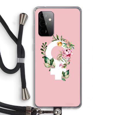 Venus: Samsung Galaxy A72 5G Transparant Hoesje met koord