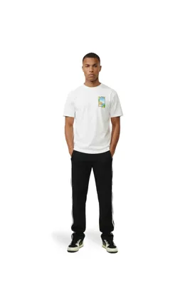 Malelions Amalfi Window T-Shirt Heren Wit - Maat XL - Kleur: Wit | Soccerfanshop