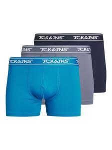 Jack & Jones Jack & Jones Heren Boxershorts Trunks Microfiber JACCARL Effen Multi 3-Pack