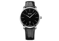 Horlogeband Hugo Boss HB-273-1-14-2825 / HB659302661 / HB1513266 Leder Zwart 21mm