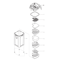 Vervang behuizing BioMaster 250 - 45159