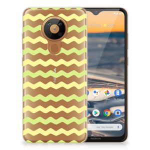 Nokia 5.3 TPU bumper Waves Yellow