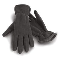 Grijze warme fleece handschoenen voor volwassenen L  -