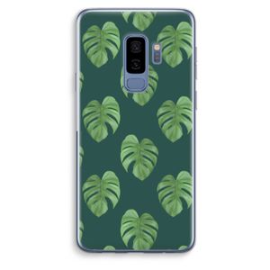 Monstera leaves: Samsung Galaxy S9 Plus Transparant Hoesje