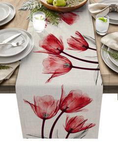 13*72 Table Cloth Floral Leaf Table Tarps Party Decorations