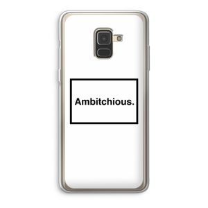 Ambitchious: Samsung Galaxy A8 (2018) Transparant Hoesje