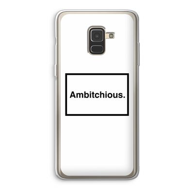 Ambitchious: Samsung Galaxy A8 (2018) Transparant Hoesje