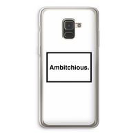 Ambitchious: Samsung Galaxy A8 (2018) Transparant Hoesje Ambitchious: Samsung Galaxy A8 (2018) Transparant Hoesje