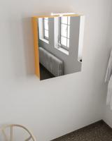 Mondiaz Cubb spiegelkast 50x70x16cm kleur ocher met 1 deur