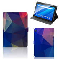 Lenovo Tab E10 Tablet Beschermhoes Polygon Dark - thumbnail