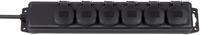 Brennenstuhl Stopcontactverdeler IP44 6-voudig zwart 2m H07RN-F 3G1,5 - 1159970