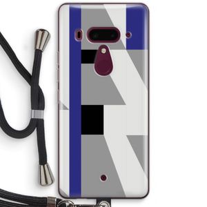 Gestalte 2: HTC U12+ Transparant Hoesje met koord