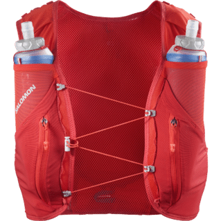 Salomon Adv skin 12 with flasks - ROOD - Unisex