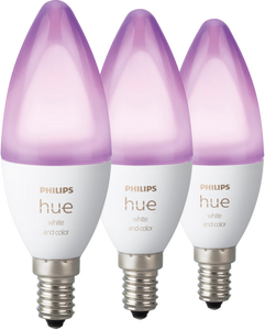 Philips Hue White and Color E14 3-pack