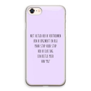 Zelfvertrouwen: iPhone 8 Transparant Hoesje