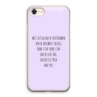 Zelfvertrouwen: iPhone 8 Transparant Hoesje Zelfvertrouwen: iPhone 8 Transparant Hoesje