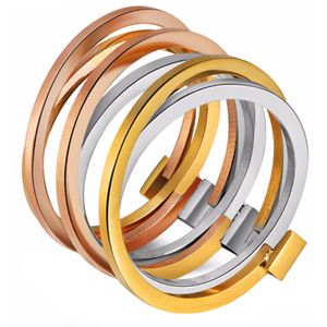 Edelstaal damesring Cilla Jewels Trio color-18mm