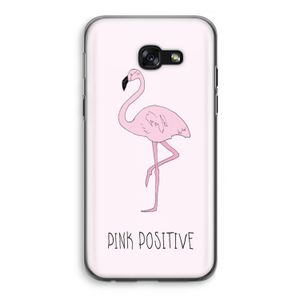 Pink positive: Samsung Galaxy A5 (2017) Transparant Hoesje