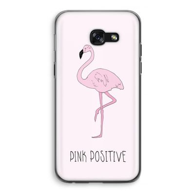 Pink positive: Samsung Galaxy A5 (2017) Transparant Hoesje