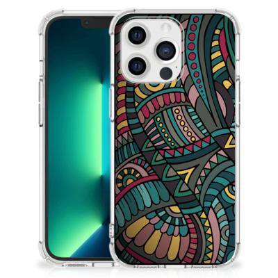 iPhone 13 Pro Max Doorzichtige Silicone Hoesje Aztec iPhone 13 Pro Max Doorzichtige Silicone Hoesje Aztec