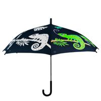 Paraplu voor kinderen - kameleon - verandert van kleur - Dia 70 cm - special effect