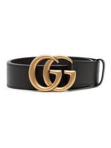 Gucci ceinture à boucle Double G - Noir