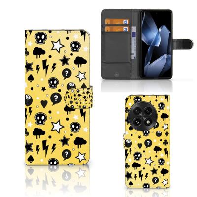 Telefoonhoesje met Naam OnePlus 13 Punk Geel Telefoonhoesje met Naam OnePlus 13 Punk Geel