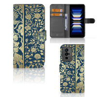 Xiaomi Poco F5 Pro Hoesje Beige Flowers - thumbnail