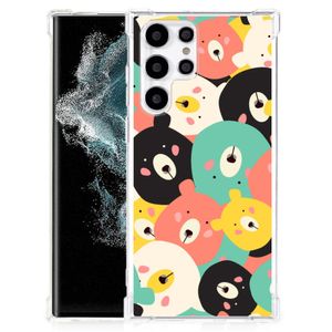 Samsung Galaxy S22 Ultra Stevig Bumper Hoesje Bears