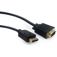 Gembird CCP-DPM-VGAM-6 DisplayPort VGA Zwart kabeladapter/verloopstukje - thumbnail