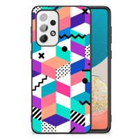 Samsung Galaxy A73 Backcover Blokken Kleurrijk
