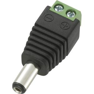 TRU COMPONENTS DC14-M Laagspannings-connector Stekker, recht 5.5 mm 2.1 mm 1 stuk(s)