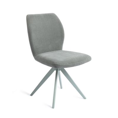 Jesper Home Draaibare Eetkamerstoel 'Ikata' Turn Mint, kleur Breezy Blue