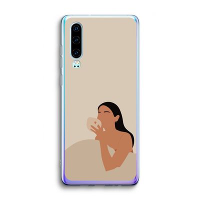 Fresh coffee: Huawei P30 Transparant Hoesje
