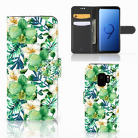 Samsung Galaxy S9 Hoesje Orchidee Groen - thumbnail