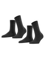Esprit - 2p Socks - Uni Women - antraciet, Maat:35-38