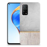 Xiaomi Mi 10T | 10T Pro | Bumper Hoesje | Wood Concrete