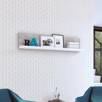 Home365 Wandplank Bologna - Grijs / Wit
