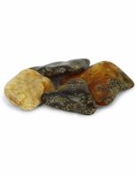 Barnsteen trommelstenen 100 gram half-edelsteen uit Polen - thumbnail
