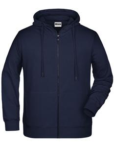 James & Nicholson JN8026 Men´s Zip-Hoody - /Navy - XL