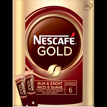 Nescafe Gold Oploskoffie 25 Stuks bij Jumbo