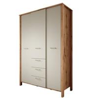 Meubella Kledingkast Isaac - Beige - 138 cm - thumbnail