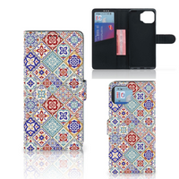 Motorola Moto G 5G Plus Bookcase Tiles Color - thumbnail