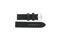 Horlogeband Universeel I103 Leder Antracietgrijs 24mm