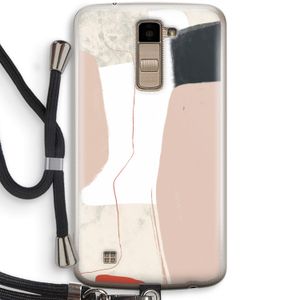 Lava: LG K10 (2016) Transparant Hoesje met koord