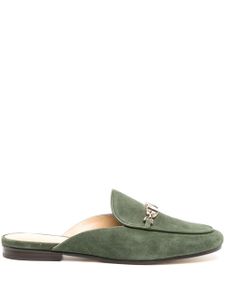 Michael Kors mules en daim Tiffanie à plaque logo - Vert